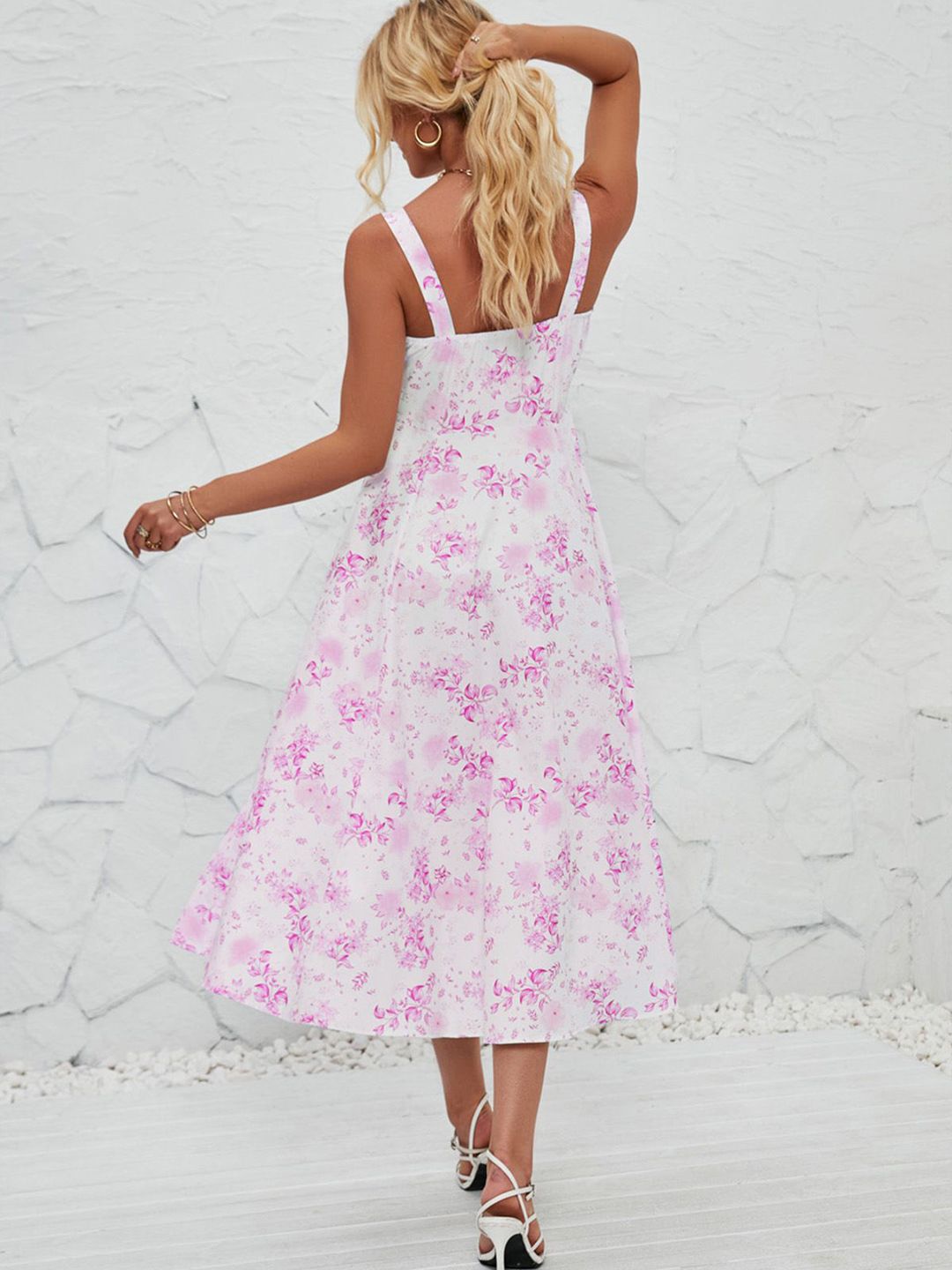 all about you Print A-Line Dress