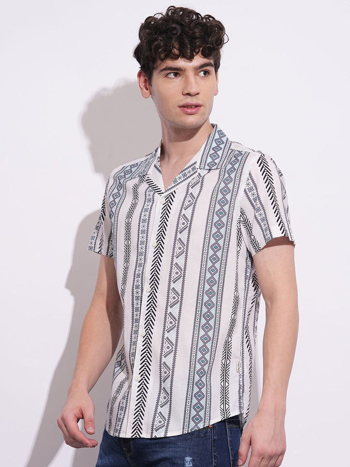 Being Human Men Classic Opaque Printed Casual Shirt