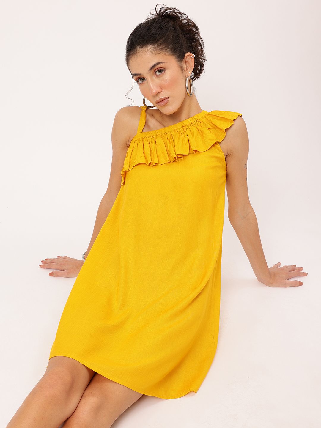 DressBerry Romantic Ruffles A-Line Dress