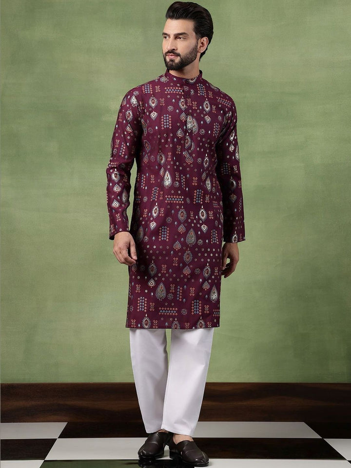 SOJANYA Men Bandhani Printed Kurta