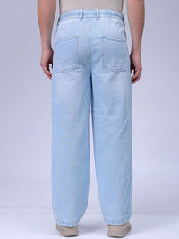 The Indian Garage Co Men Relaxed Fit Cotton Jogger Demin