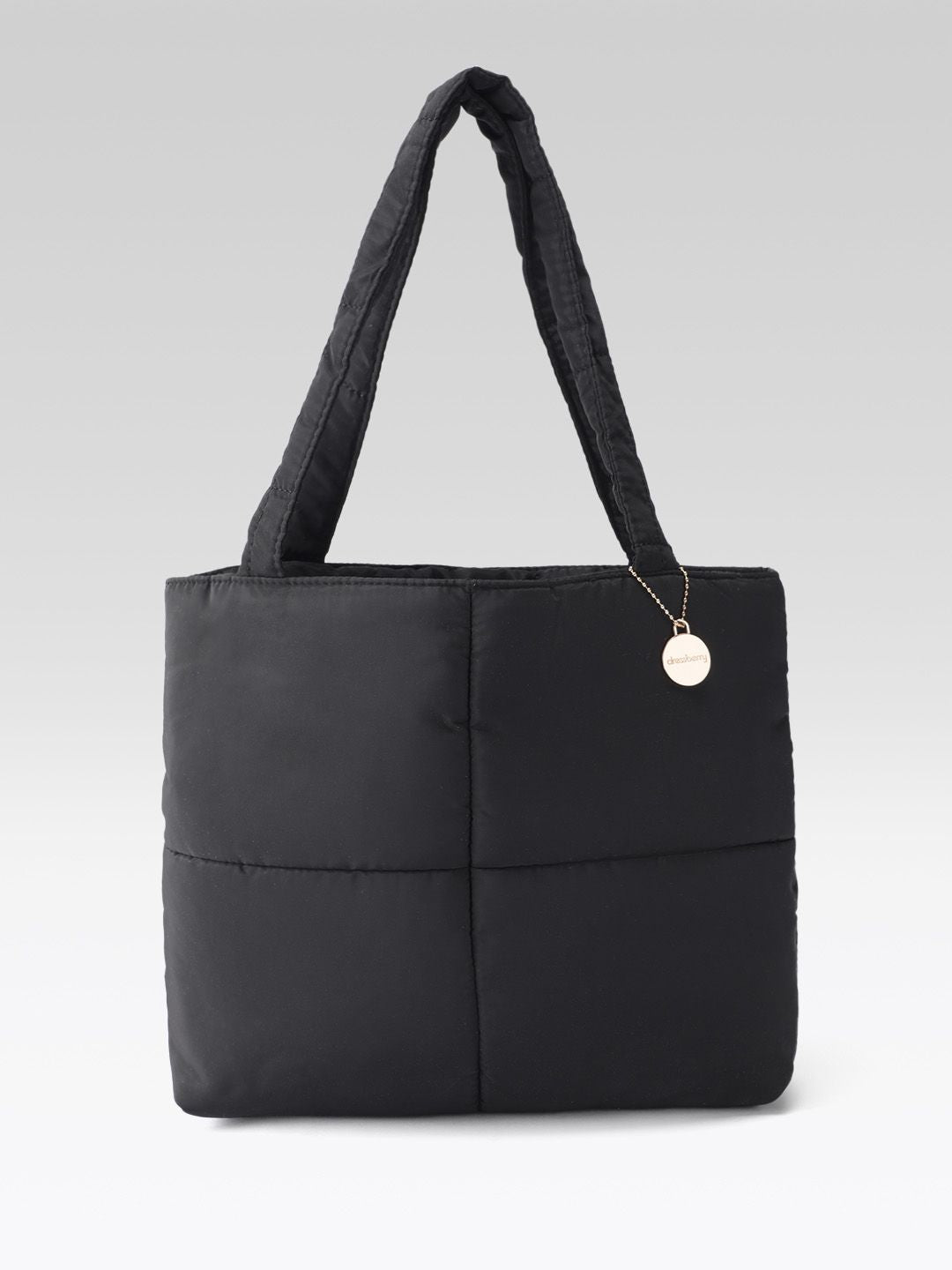 DressBerry Shopper Shoulder Bag with Quilted Detail
