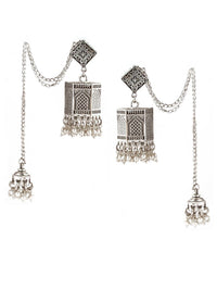 PANASH Contemporary Jhumkas Earrings
