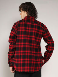 Campus Sutra Men Comfort Checked Cotton Shirt