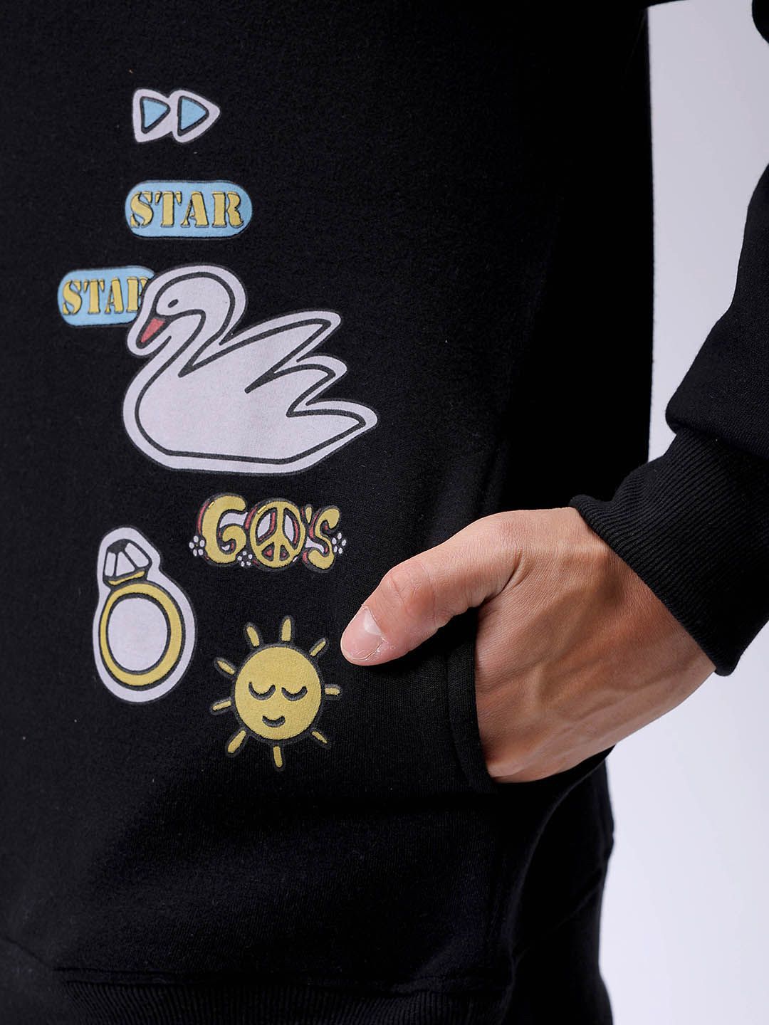 The Indian Garage Co Men Typography Printed Long Sleeves Sweatshirt