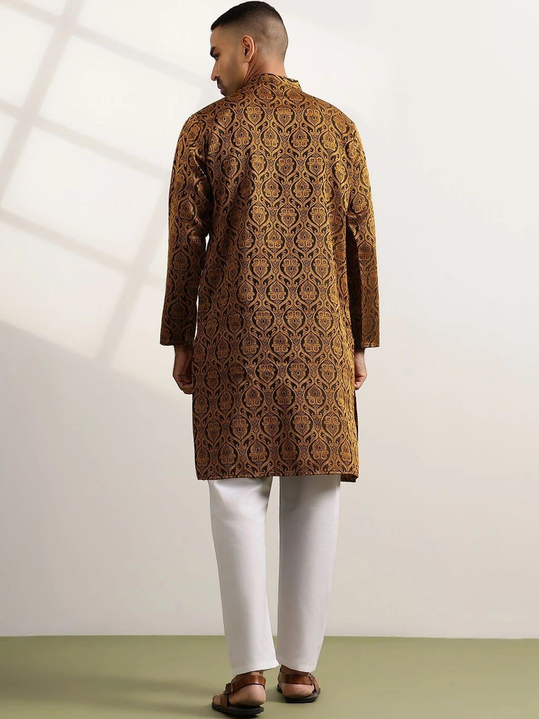 Anouk Men Ethnic Motifs Printed Regular Kurta with Trousers