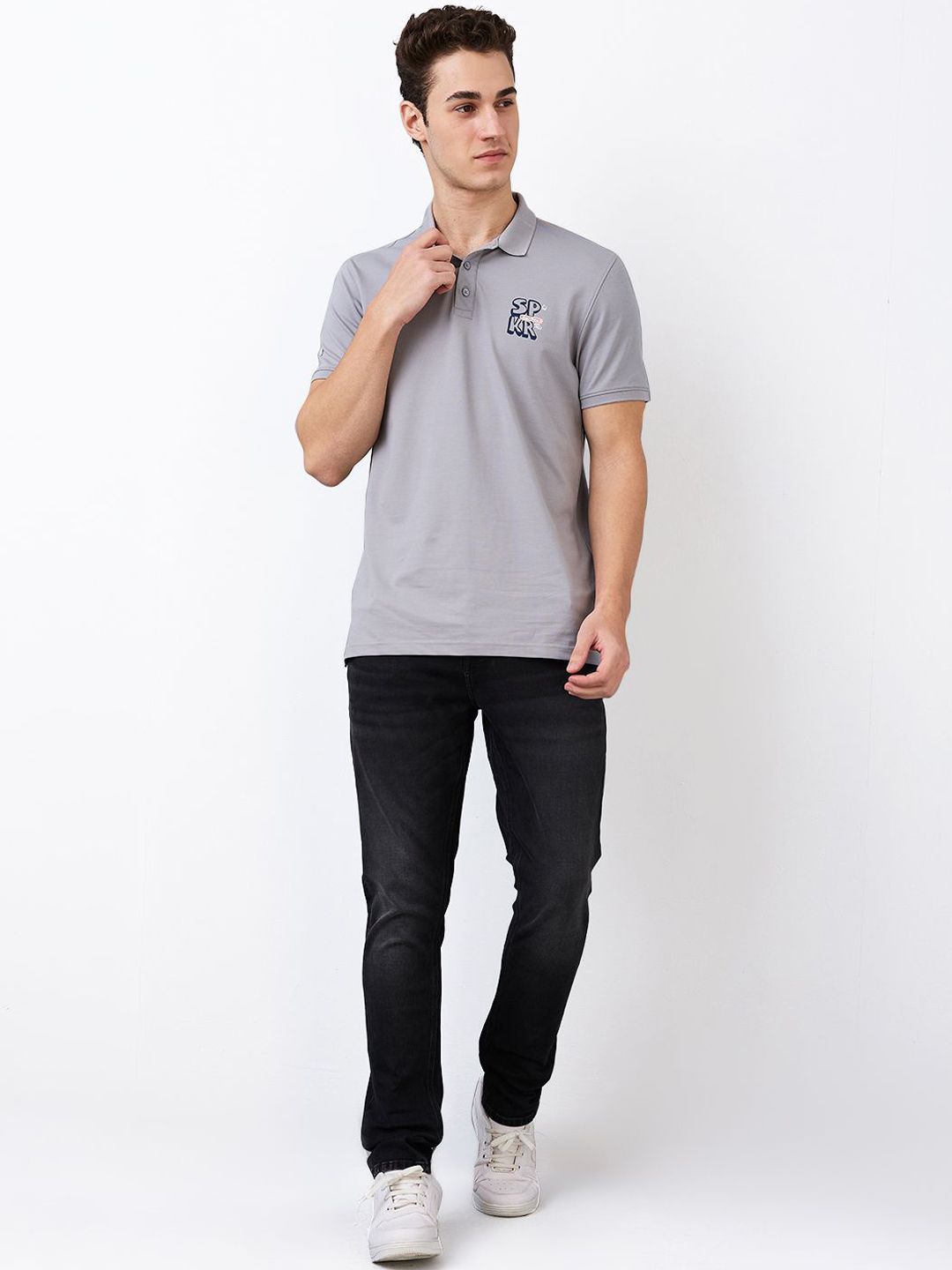 SPYKAR Men Slim Fit Low-Rise Low Distress Jeans