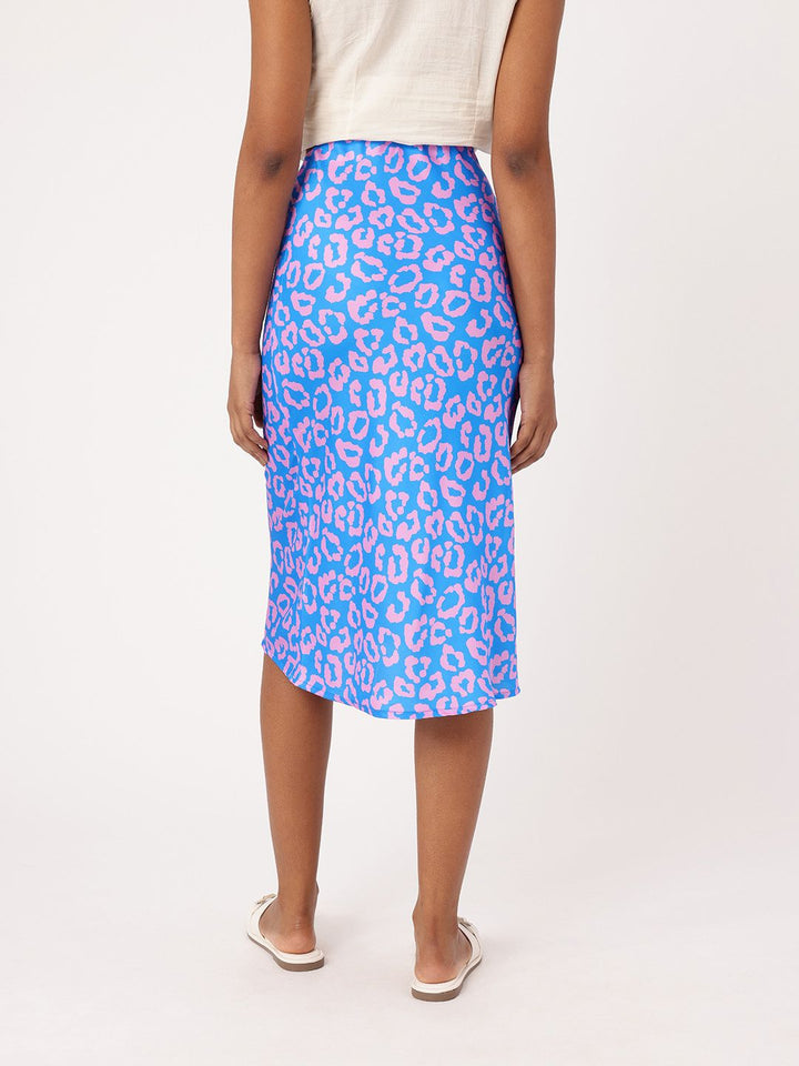 DressBerry The Regal Power Print A-Line Midi Skirt
