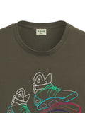 ADRO Men Typography Printed Applique T-shirt