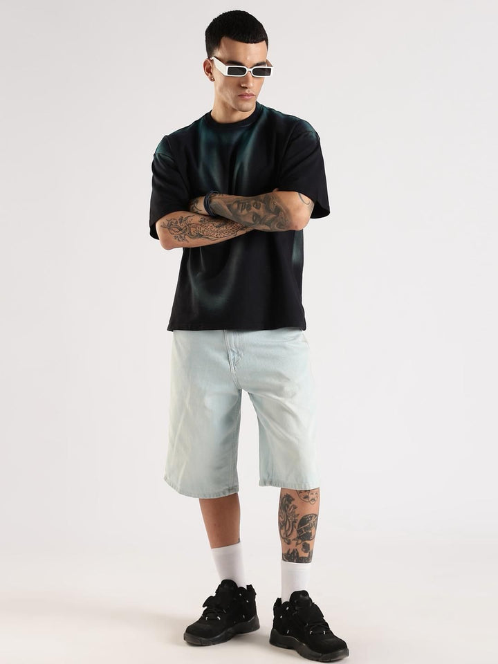 ADRO Men Black Tshirts