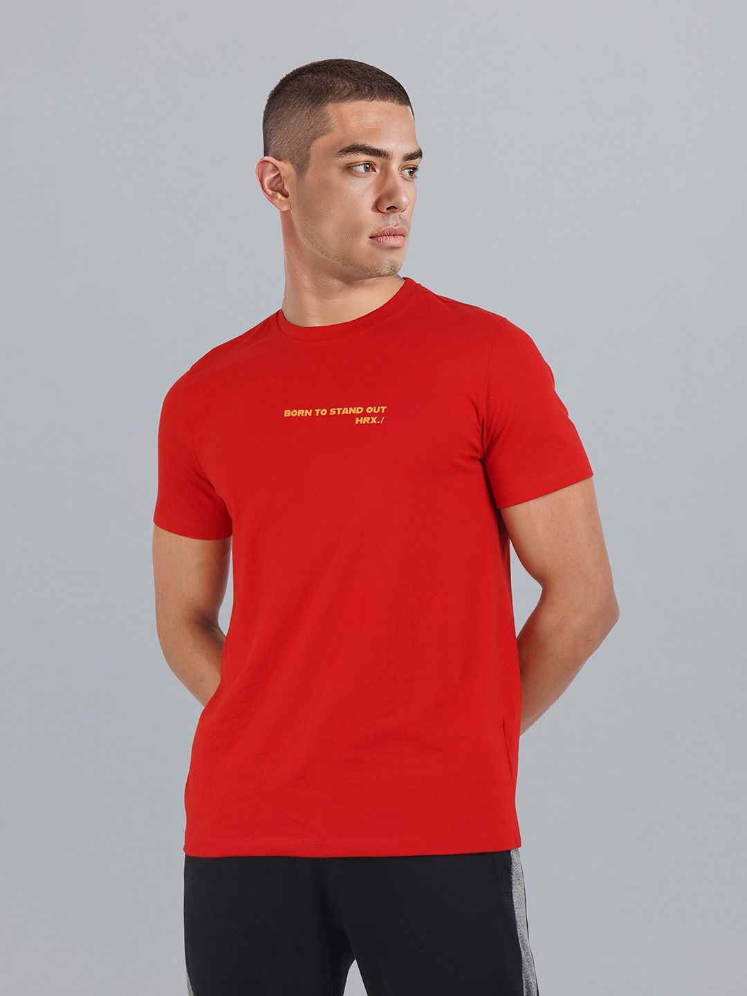 HRX by Hrithik Roshan Men Typography Printed T-shirt