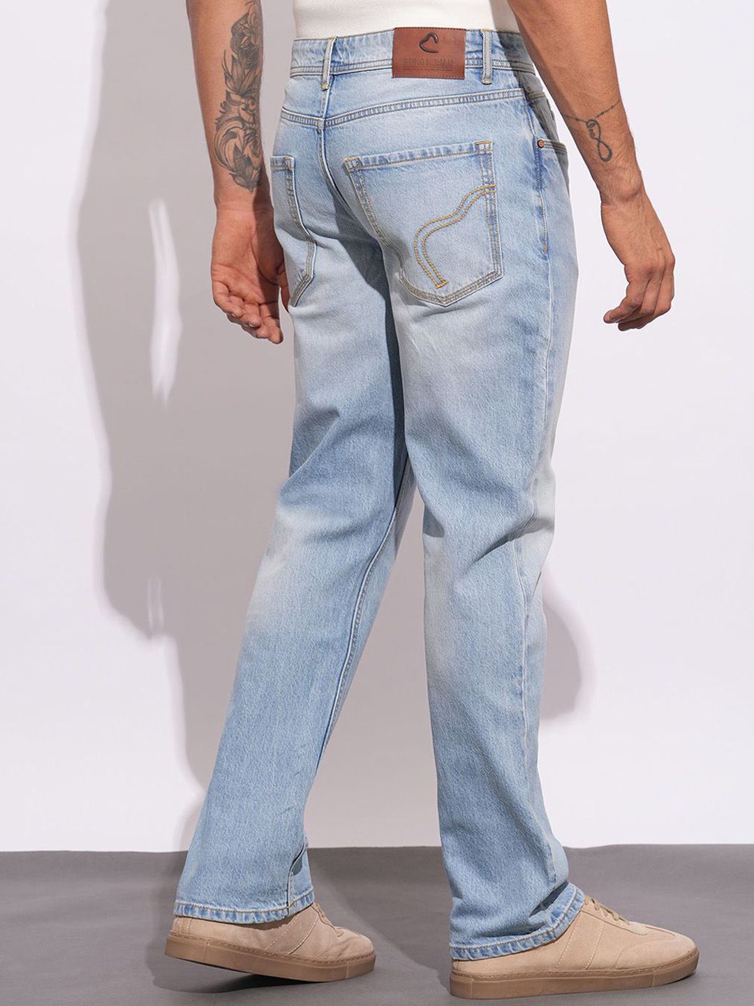 Being Human Men Classic Light Fade Stretchable Jeans
