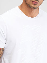 SPYKAR Men Raw Edge Slim Fit T-shirt