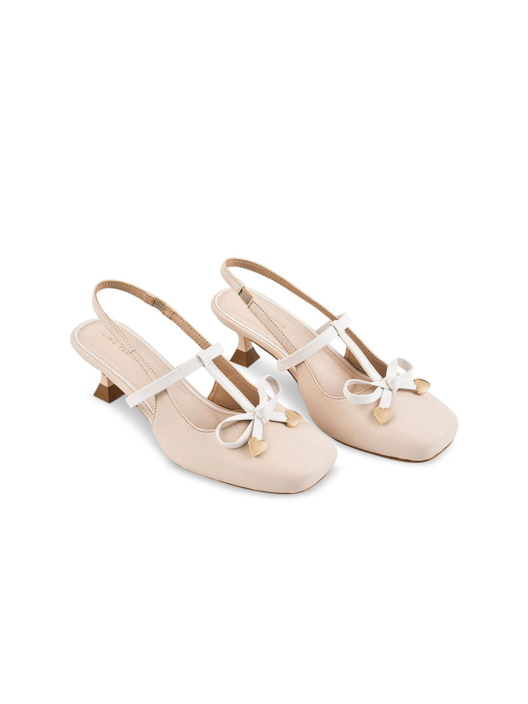 Lino Perros Kitten Pumps with Bows