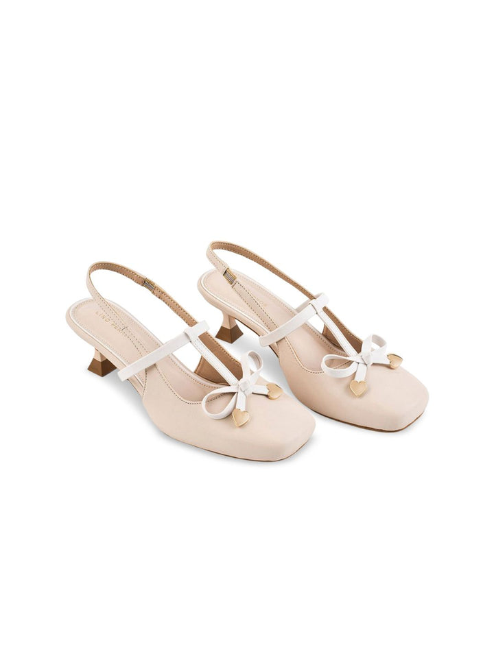 Lino Perros Kitten Pumps with Bows