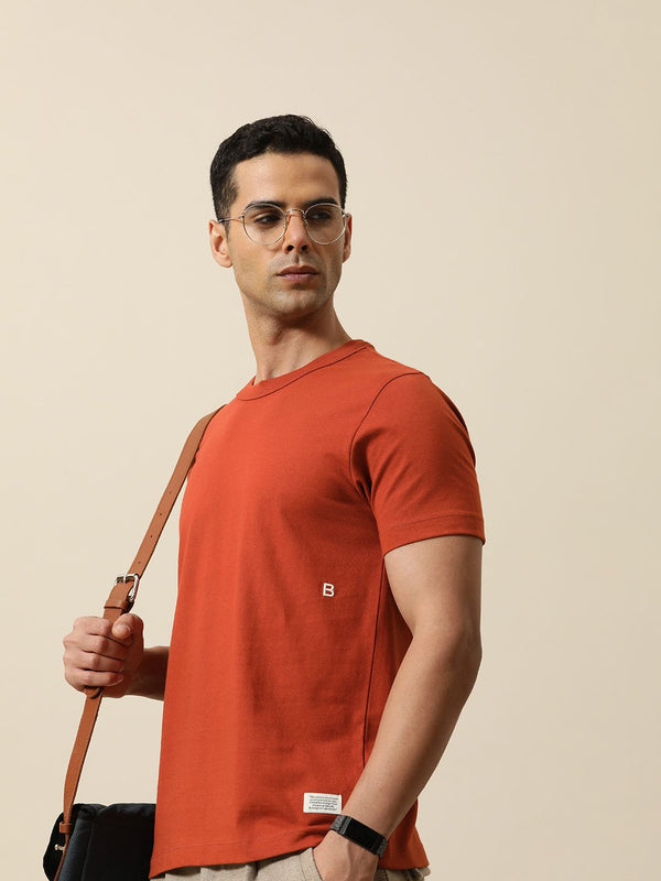 T-shirt Fit Leher Bowerbird Round Neck Bowerbird dengan buku nota