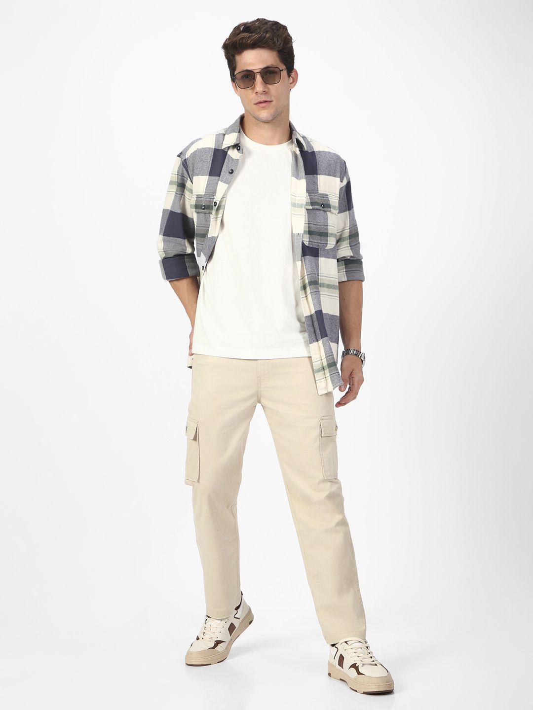 Urbano Fashion Men Regular Fit Stretchable Cargo Trouser