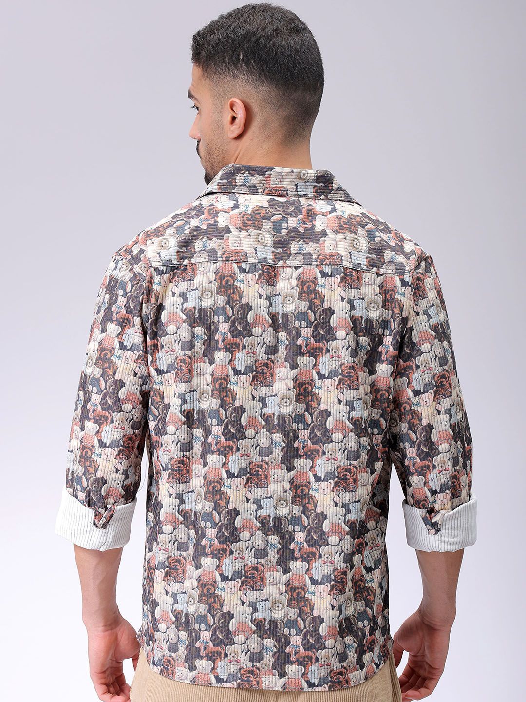 The Indian Garage Co Men Cutaway Collar Graphic Printed Casual Shirt