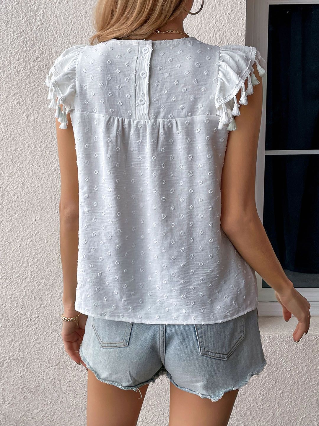 DressBerry Flutter Sleeve Top