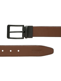 Teakwood Leathers Men Textured Leather Formal Belt