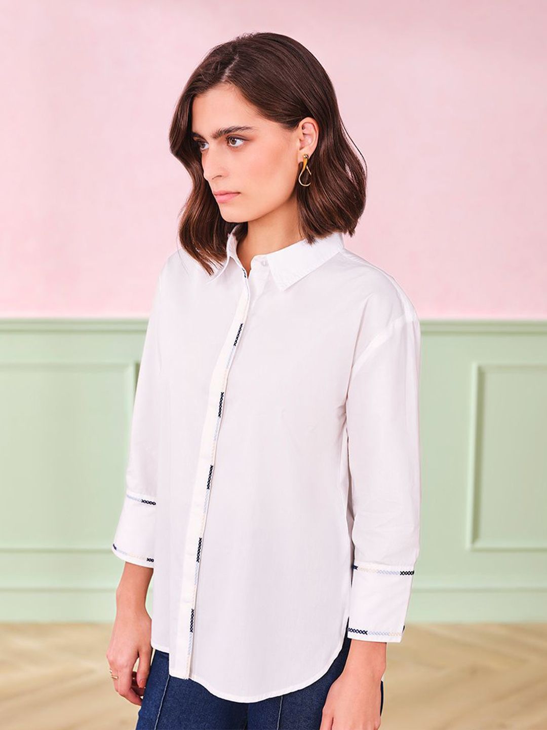 AND Cotton Shirt Style Top