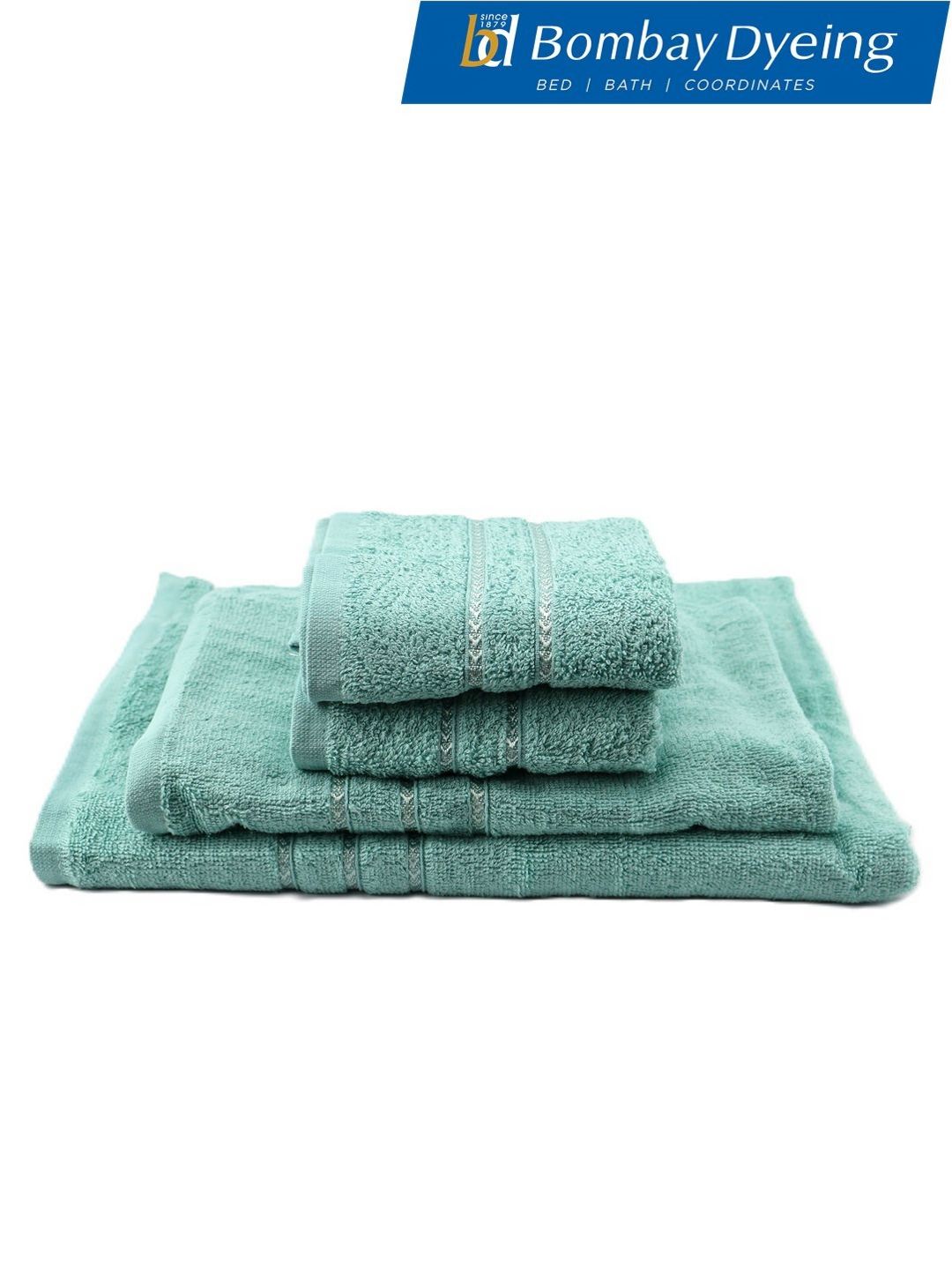 BOMBAY DYEING Lavender 4 Piece Cotton 400 GSM Towel Set