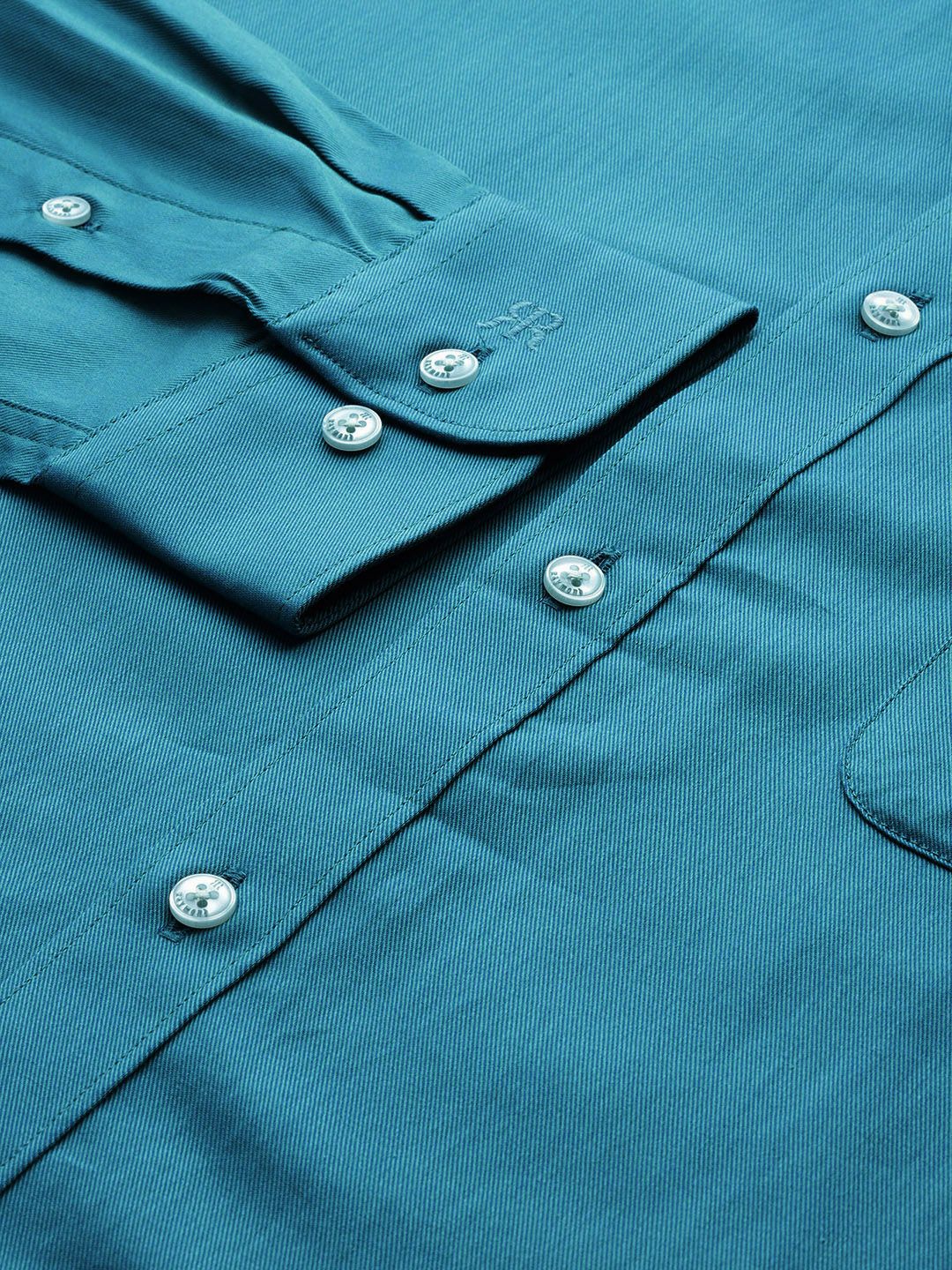 Raymond Men Blue Slim Fit Opaque Formal Shirt
