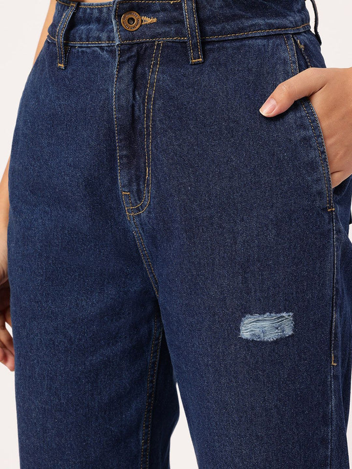 DressBerry Women Vintage Vibes Straight Fit Jeans