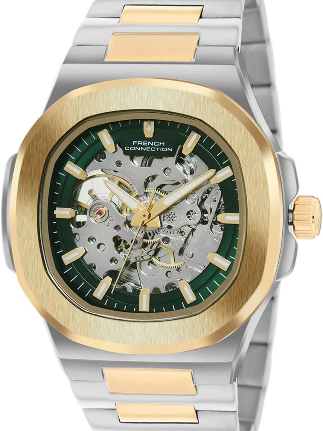 French Connection Men Stainless Steel Straps Analogue Automatic Motion Watch FCN0149NTM