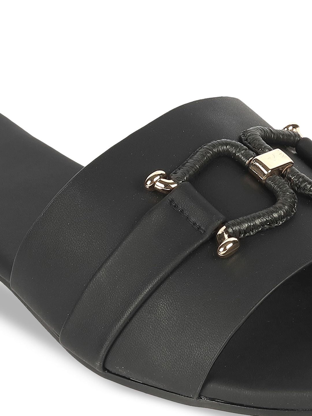 Mochi Women Buckled Mules