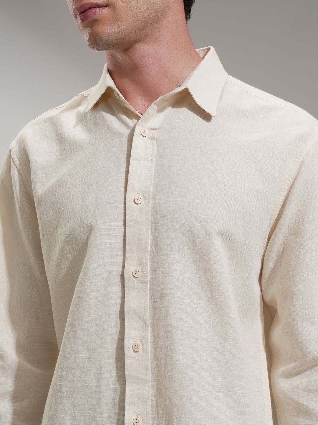 Highlander Men Cotton Linen Casual Shirt