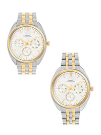 Sambungan Perancis Sambungan Analog Multi Function Watches FCN0113TM