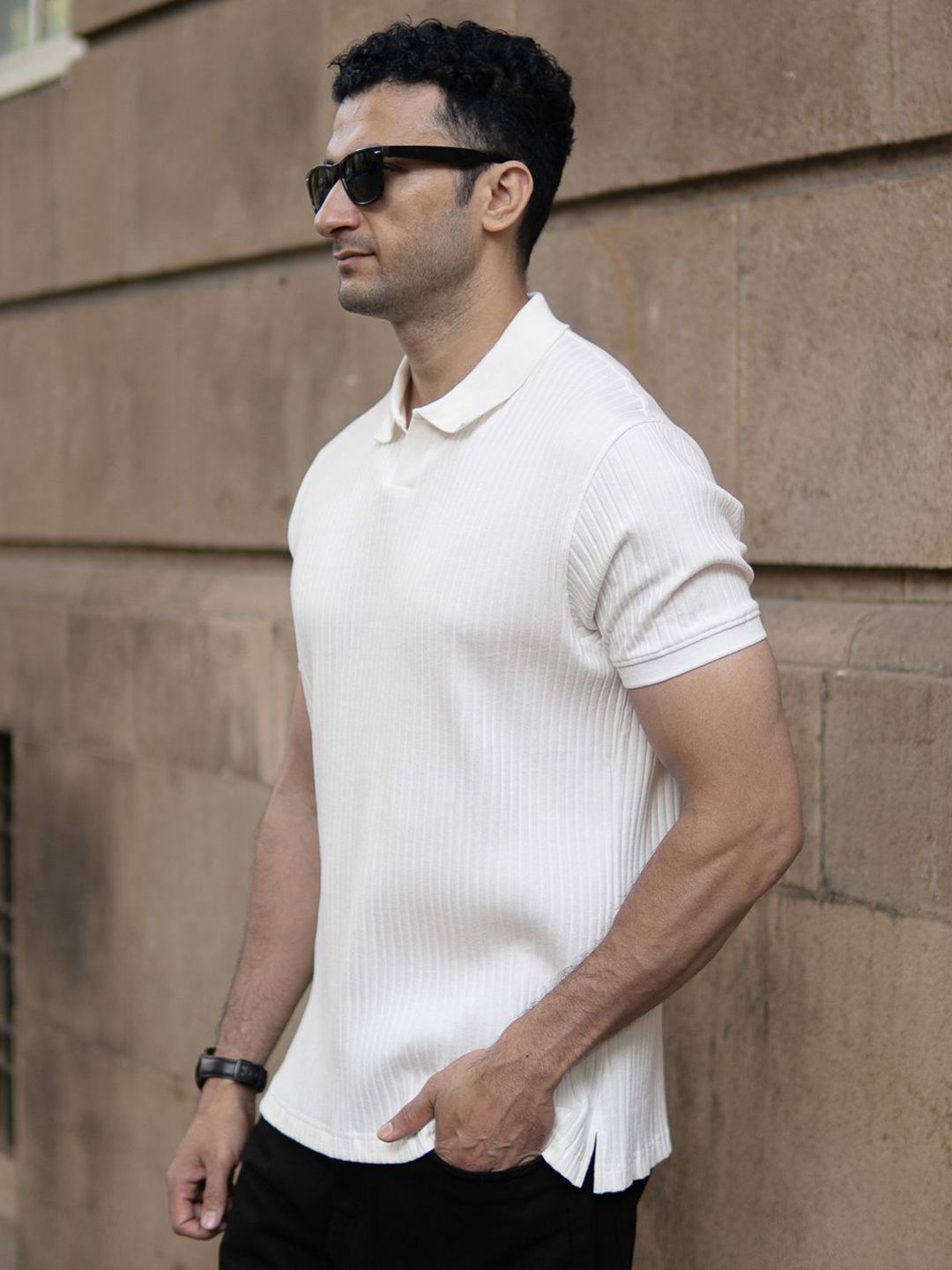 Powerlook Men Polo Collar T-shirt