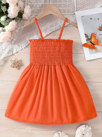 YK Girls Fit And Flare Shoulder Straps Dress