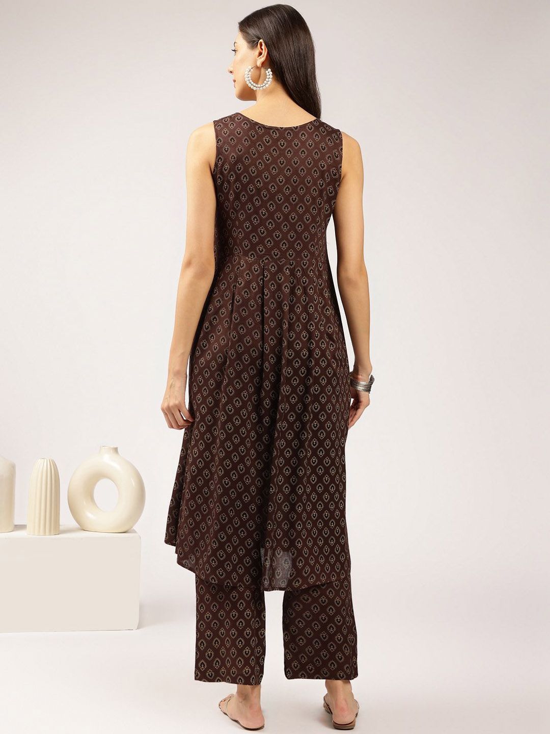 Anouk Ethnic Motifs Printed Kurta With Trousers