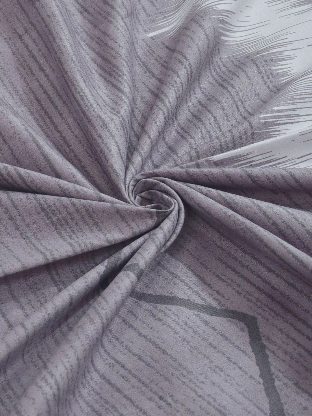 Myntra Elegant Homes Multicoloured Geometric 300 TC King Bedsheet with 2 Pillow Covers