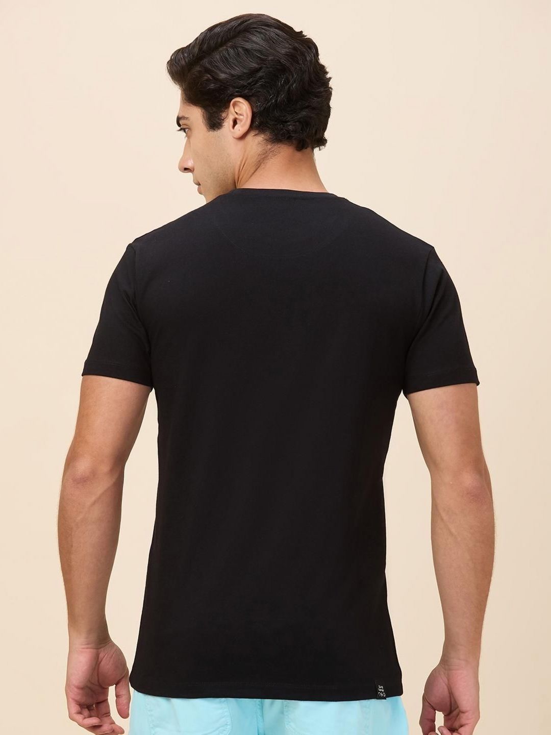 Being Human Men Typography Printed Round Neck Cotton Slim Fit T-shirt