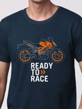 ADRO Men Graphic Printed Round Neck Cotton T-shirt