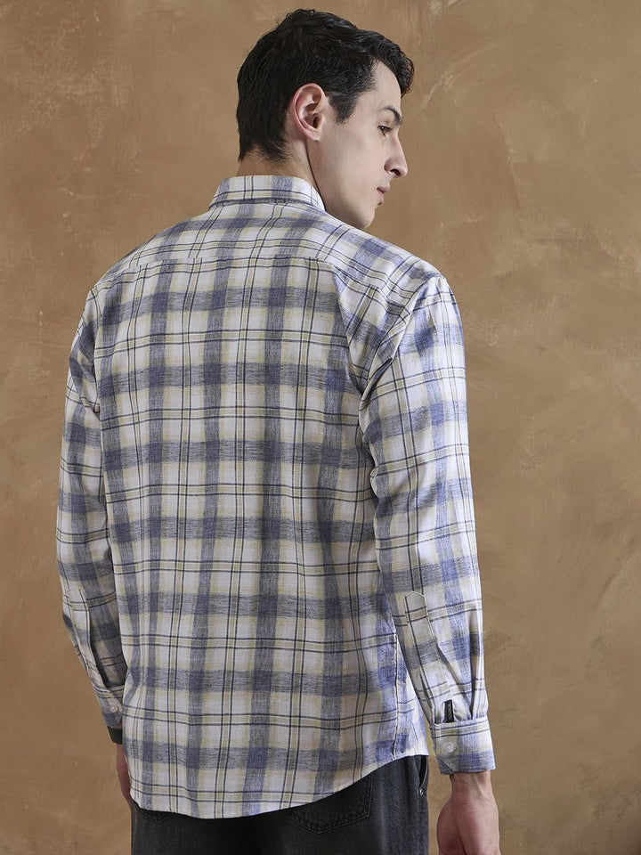 DENNISON Comfort Tartan Checks Casual Shirt