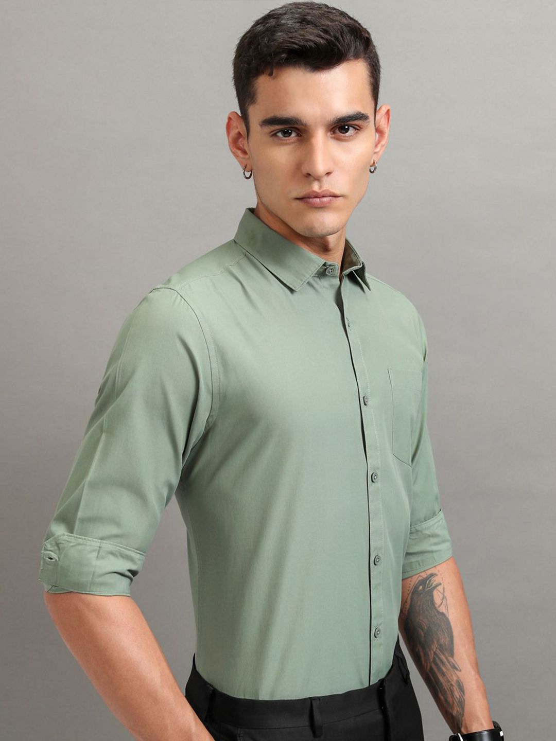 HIGHLANDER Men Slim Fit Shirt