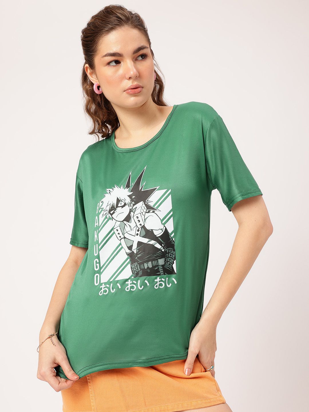DressBerry Dynamic Design Printed T-shirt