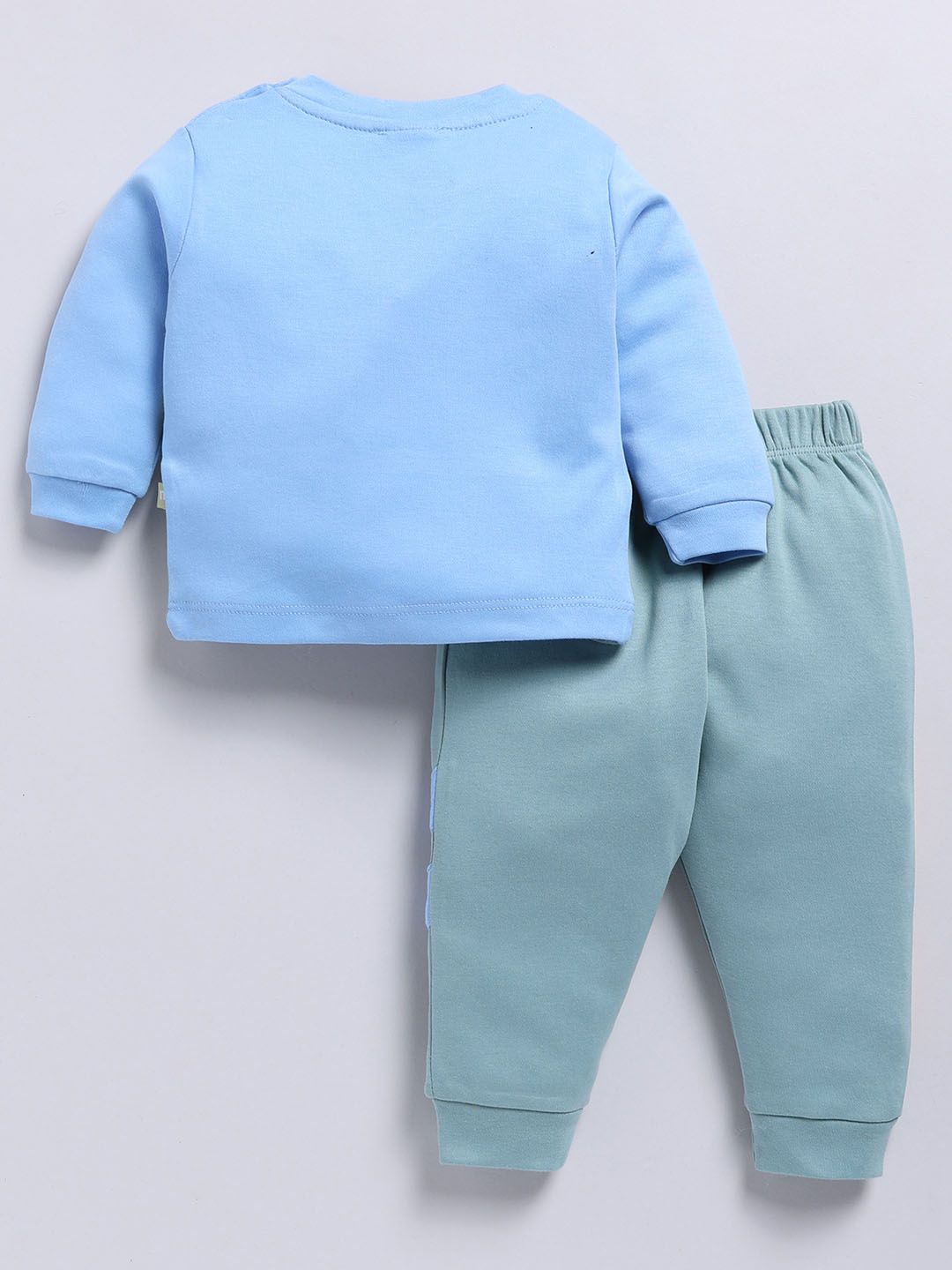 Moms Love Boys Pure Cotton Conversational Printed T-shirt and Joggers