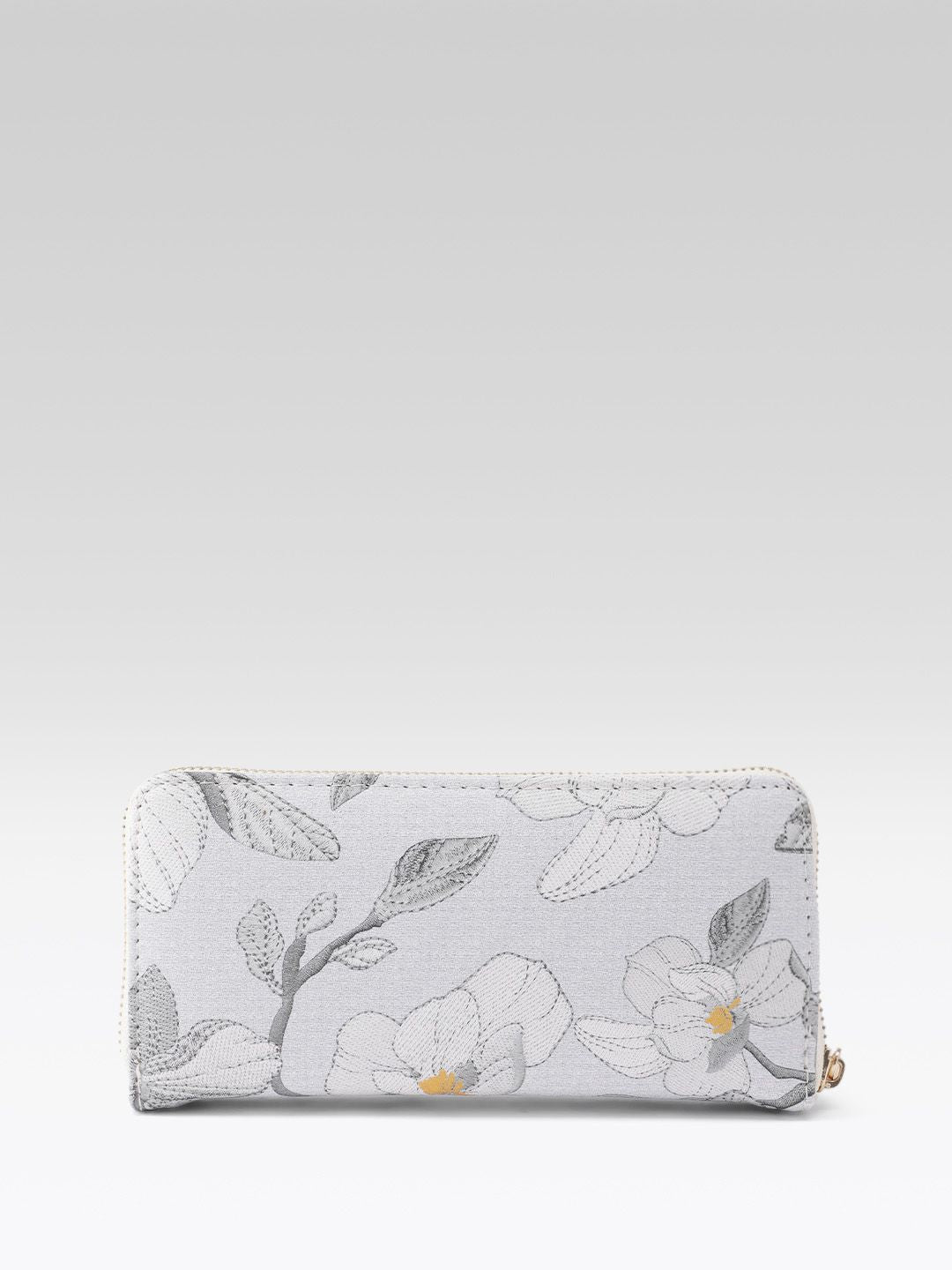 DressBerry Women Floral Printed Zip Around Wallet