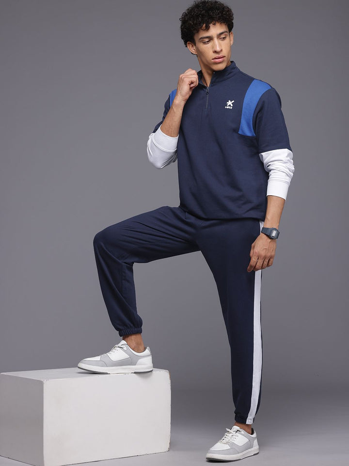 HRX by Hrithik Roshan Colorblocked Detail Lifestyle Tracksuits