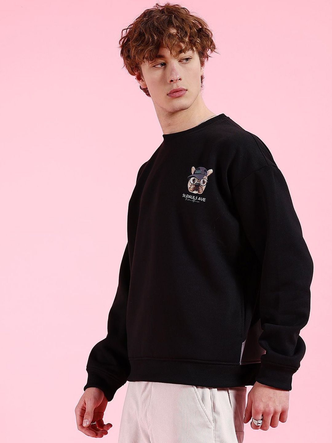 The Indian Garage Co Men Printed Pullover Sweatshirt