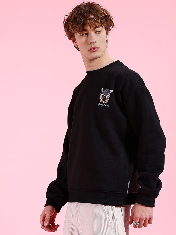 The Indian Garage Co Men Printed Pullover Sweatshirt
