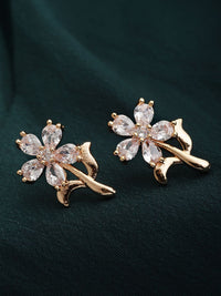 DressBerry Gold-Plated Contemporary Drop Earrings