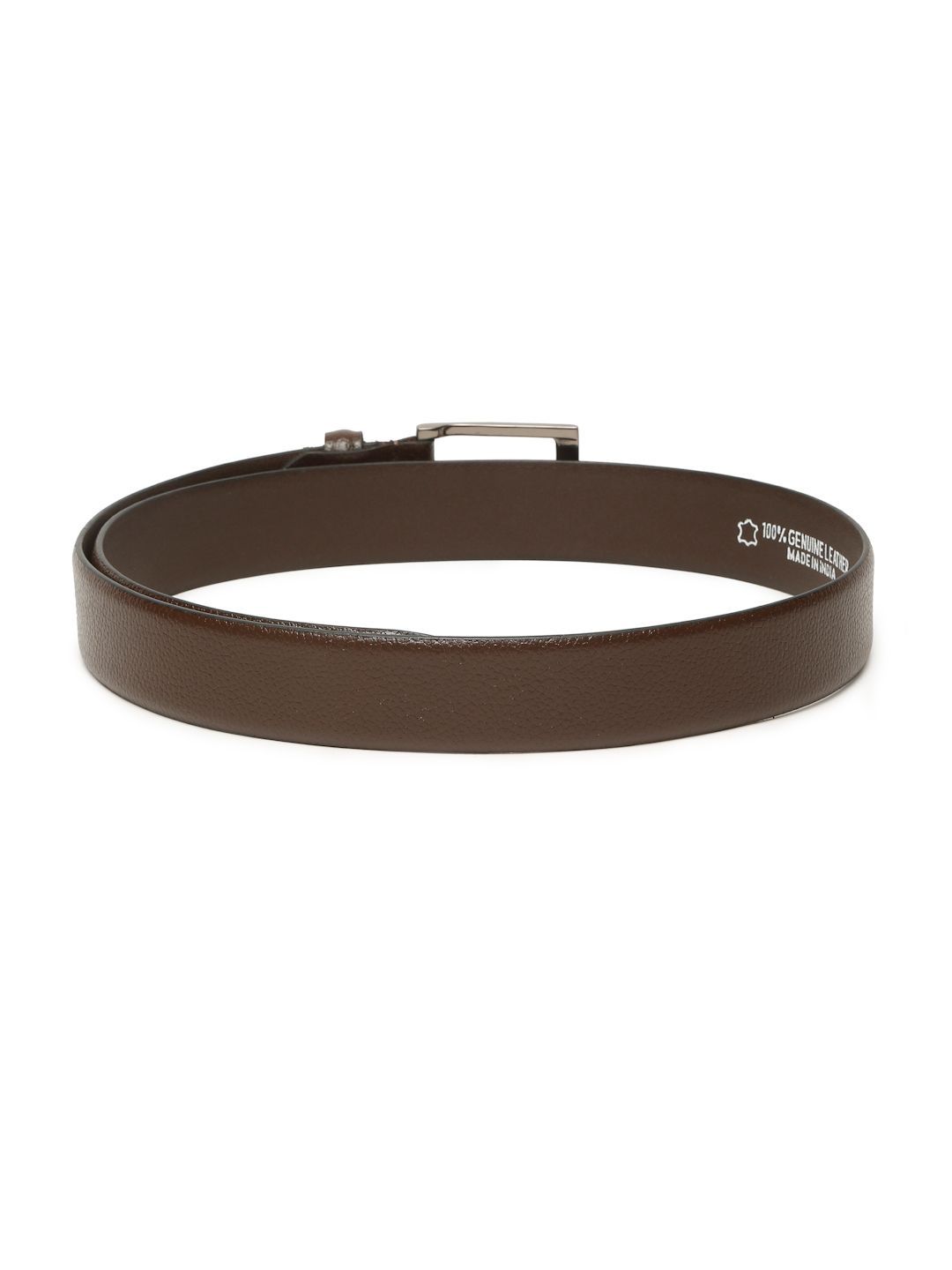 Teakwood Leathers Men Textured Leather Belt