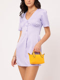 DressBerry Girly Glam Lavender Love Pleated Empire Dress