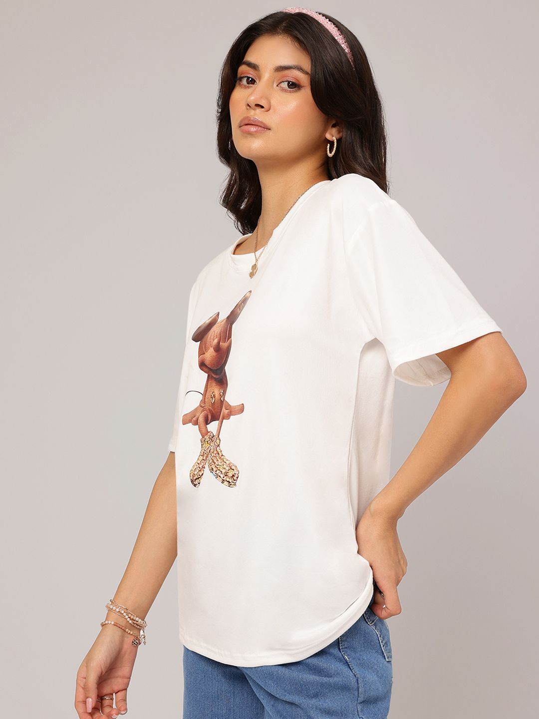DressBerry Mickey Mania Printed Relaxed T-shirt